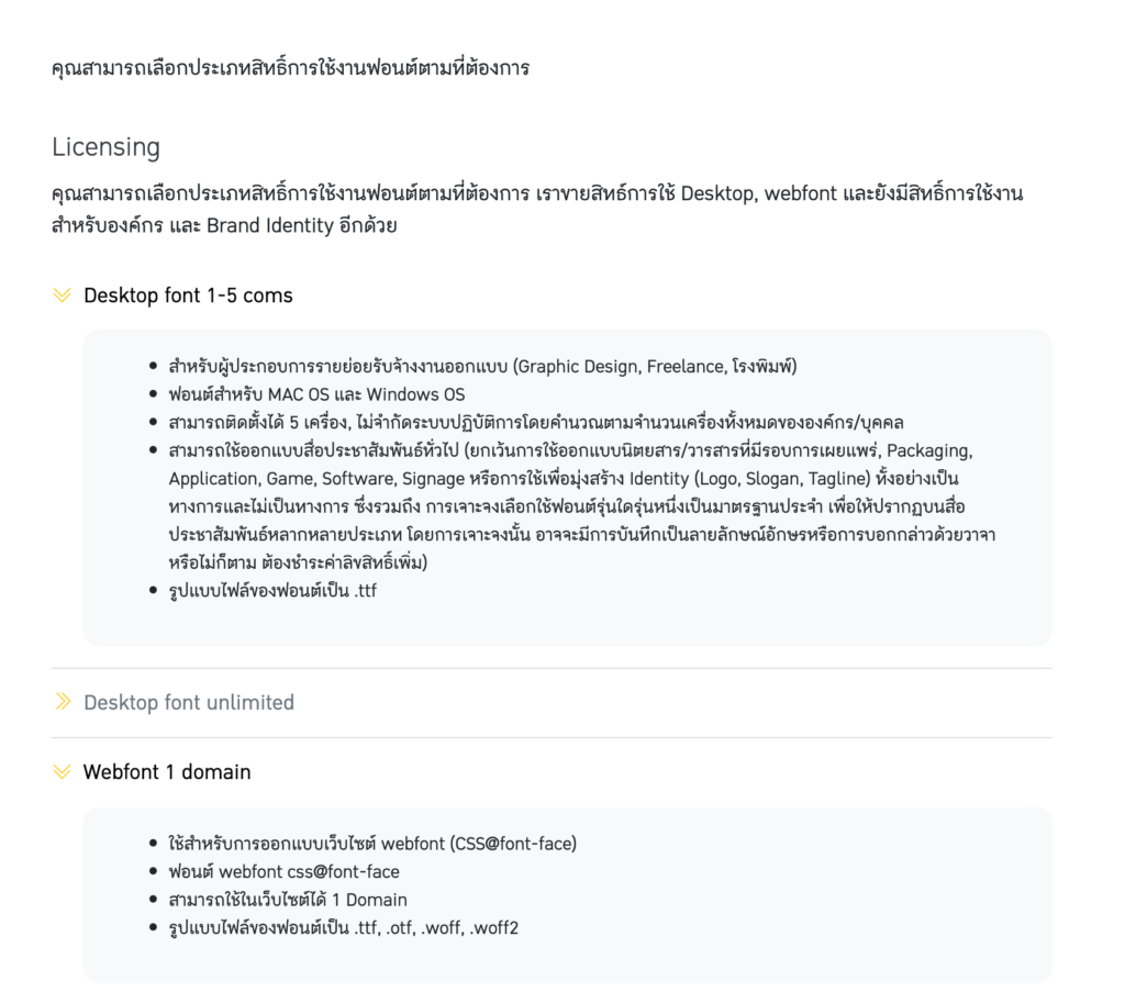 รวมฟอนต์ไทยฟรี Webfont สวย ๆ อ่านง่าย น่าใช้ทำเว็บไซต์